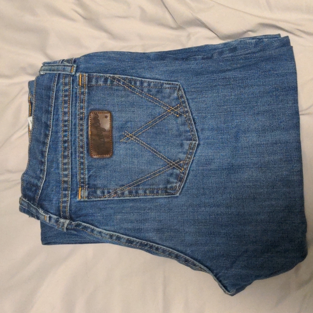 Wrangler Blue Bootcut Jeans